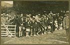 Sports day crowd around the long jump course 1928  [PC]